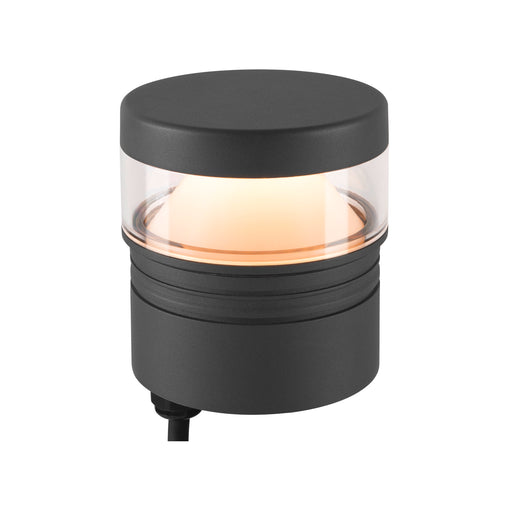 SLV M-POL S Polehead 360°, low-glare, lamp head, anthracite, 10W, 750lm, 2700K, CRI80