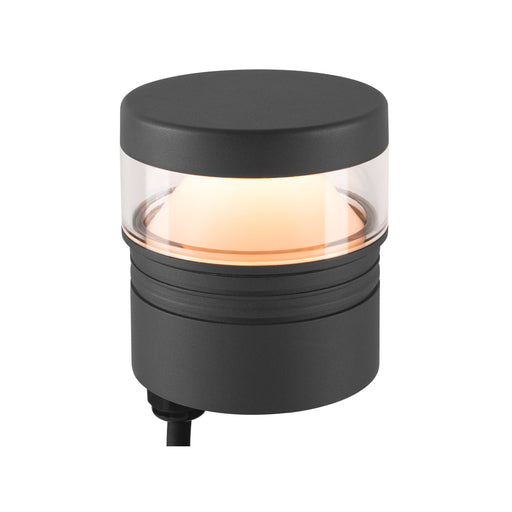 SLV M-POL S Polehead 360°, low-glare, lamp head, anthracite, 10W, 750lm, 2700K, CRI80, DALI