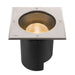 Bottom view product picture of SLV DASAR® L, square cover 24° 3000K incl. DALI driver in stainless steel