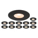 SLV Aluminium Set consisting of 12 x 1007095 UNIVERSAL DOWNLIGHT PHASE IP65 38° and 1007096 UNIVERSAL DOWNLIGHT cover IP65 black R