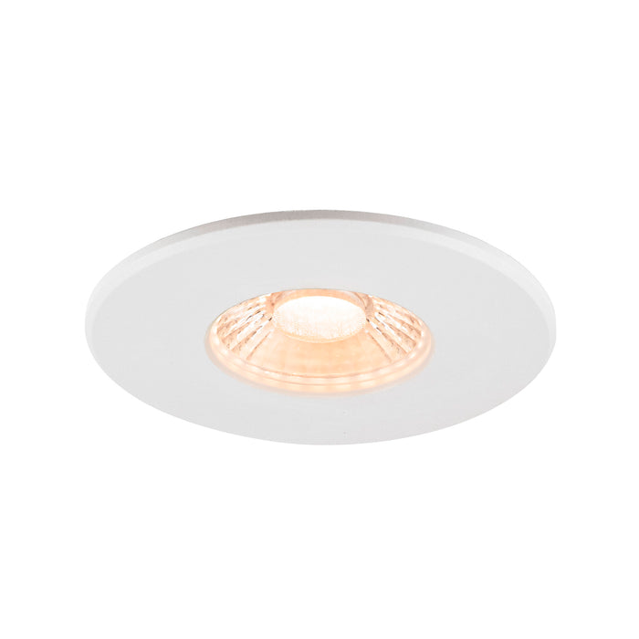 Bottom view product picture of SLV Aluminium Set consisting of 12x 1007095 UNIVERSAL DOWNLIGHT PHASE IP65 38° and 1007096 UNIVERSAL DOWNLIGHT cover IP65 white