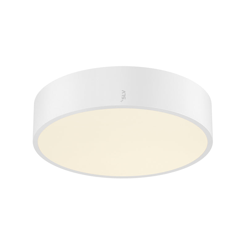 Back view product picture of SLV MEDO® PRO 30, wall- and ceiling-mounted light, round, 3000/4000K, 10W, DALI, Touch, 70°, UGR<19, white