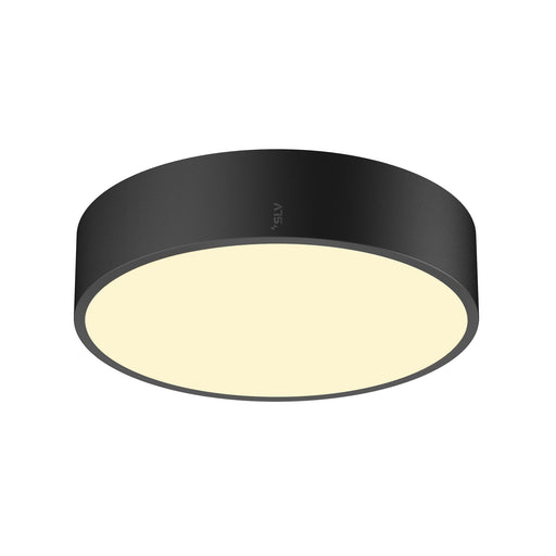 SLV MEDO® PRO 30, wall- and ceiling-mounted light, round, 3000/4000K, 10W, DALI, Touch, 110°, black