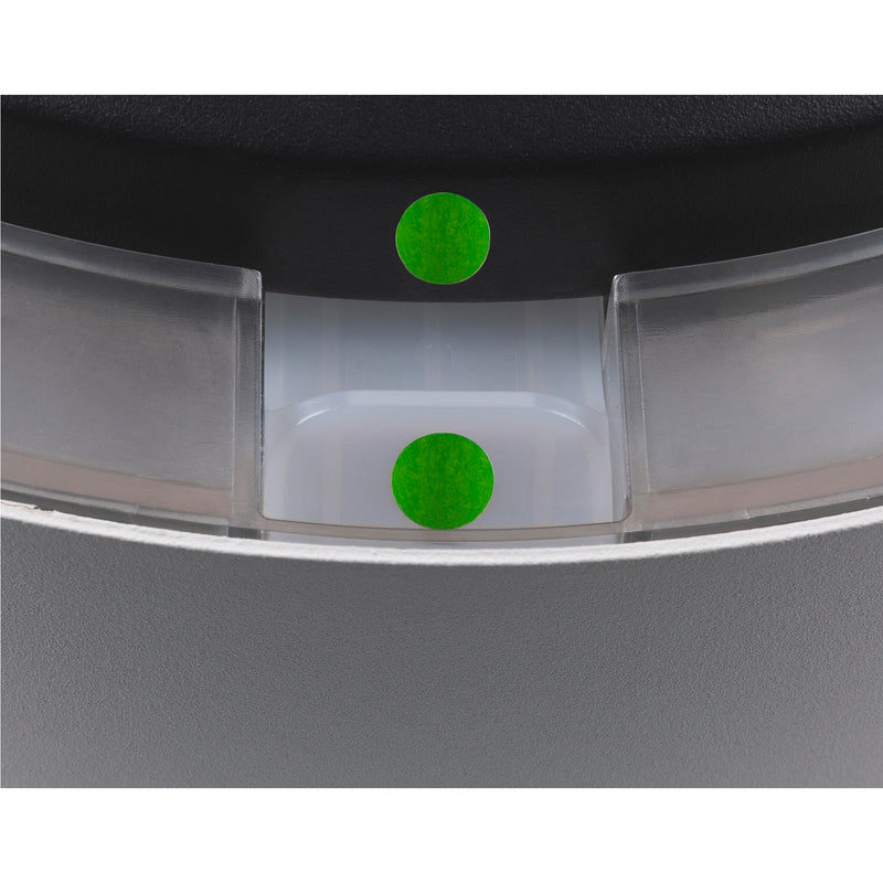 View from the left side product picture of SLV MEDO® PRO 30, wall- and ceiling-mounted light, round, 3000/4000K, 10W, DALI, Touch, 110°, black
