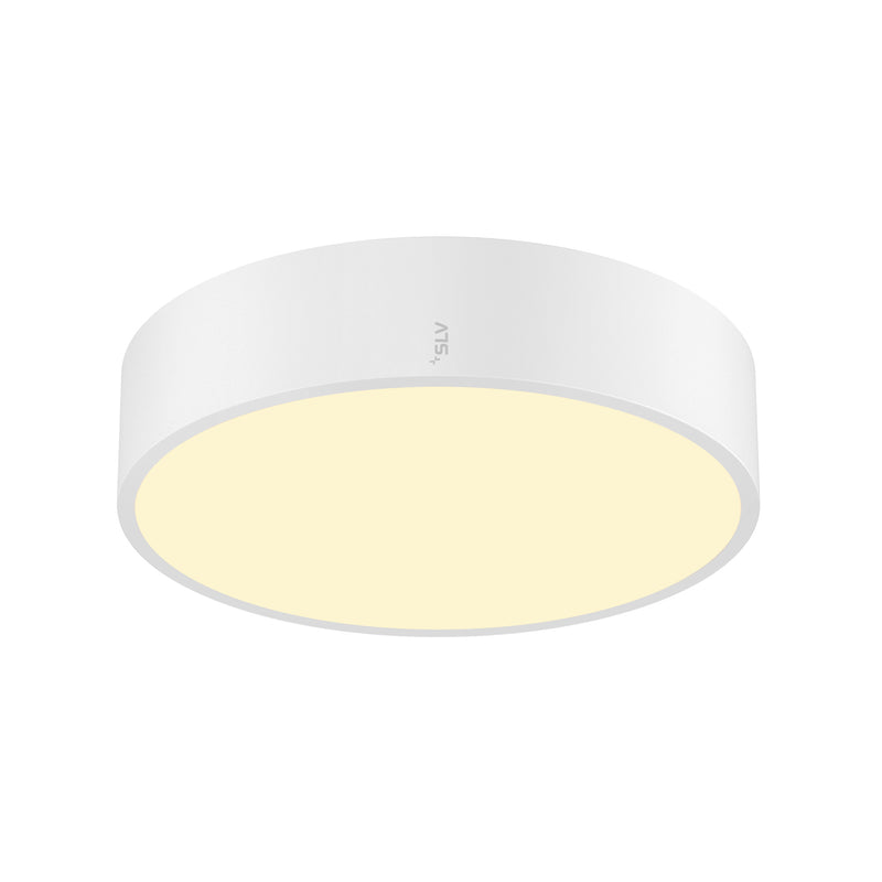 SLV MEDO® PRO 30, wall- and ceiling-mounted light, round, 3000/4000K, 10W, DALI, Touch, 110°, white