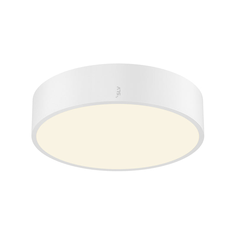 Back view product picture of SLV MEDO® PRO 30, wall- and ceiling-mounted light, round, 3000/4000K, 10W, DALI, Touch, 110°, white