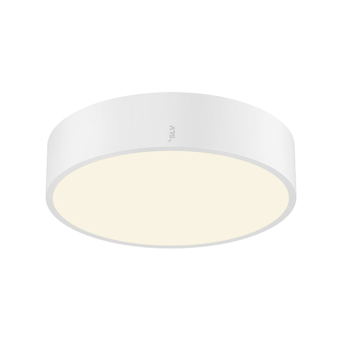 Back view product picture of SLV MEDO® PRO 30, wall- and ceiling-mounted light, round, 3000/4000K, 10W, DALI, Touch, 110°, white