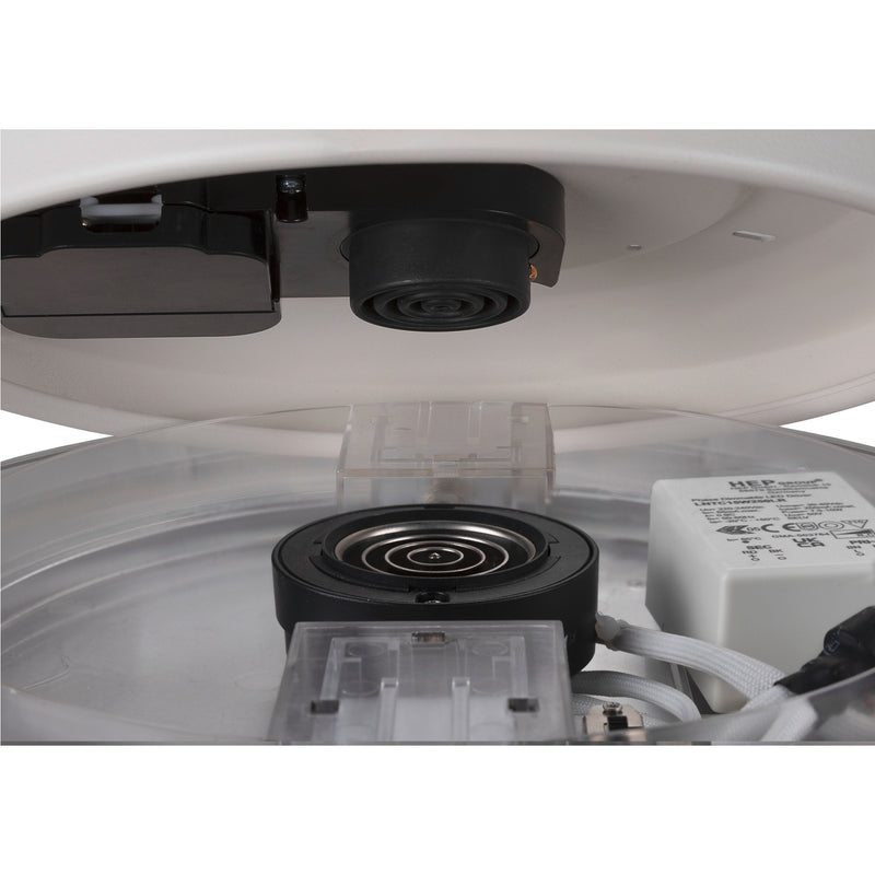 Top view product picture of SLV MEDO® PRO 30, wall- and ceiling-mounted light, round, 3000/4000K, 10W, DALI, Touch, 110°, white