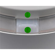 View from the left side product picture of SLV MEDO® PRO 30, wall- and ceiling-mounted light, round, 3000/4000K, 10W, DALI, Touch, 110°, white