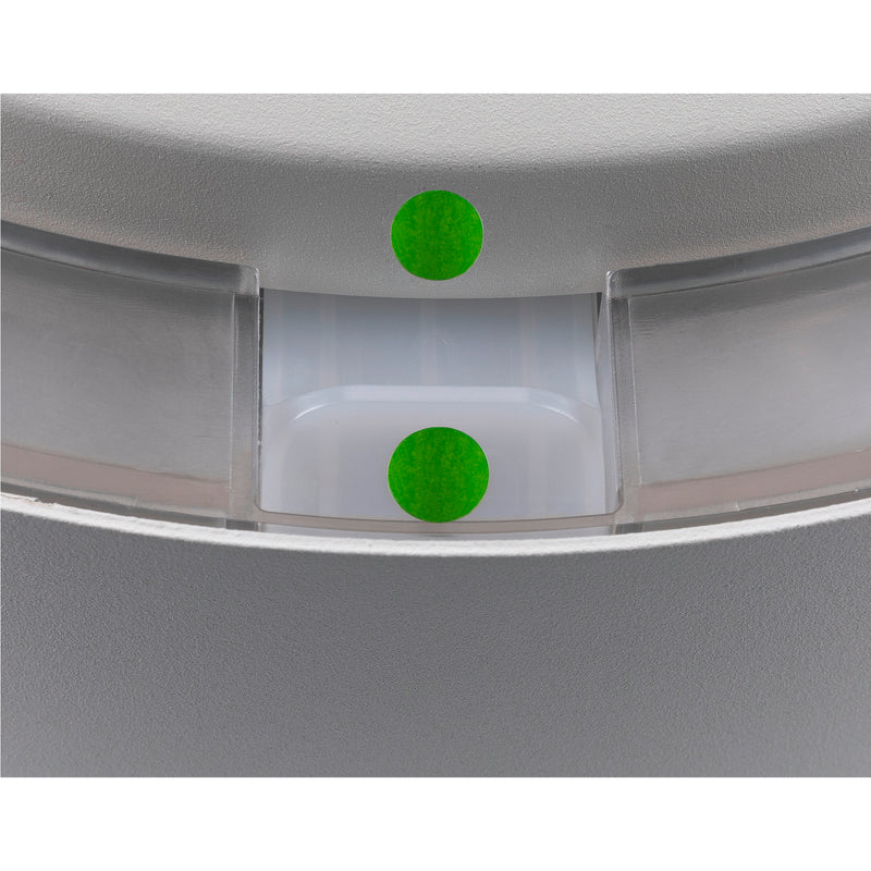 View from the left side product picture of SLV MEDO® PRO 30, wall- and ceiling-mounted light, round, 3000/4000K, 10W, DALI, Touch, 110°, white