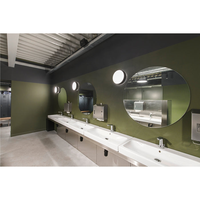 Ambient picture of SLV MEDO® PRO 30, wall- and ceiling-mounted light, round, 3000/4000K, 10W, trailing-edge phase, 70°, UGR<19, black