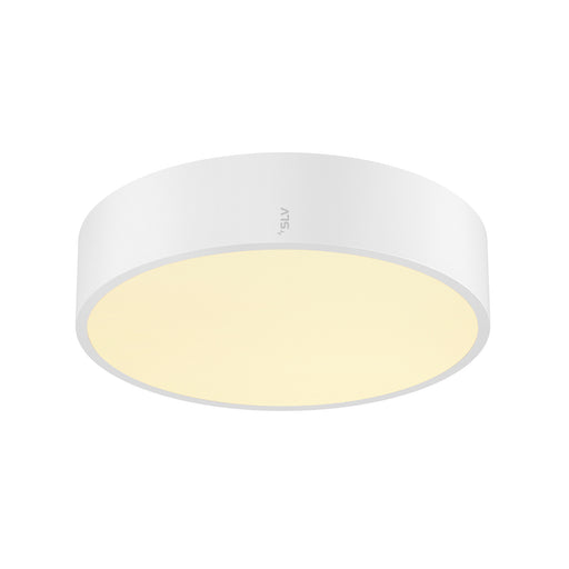 SLV MEDO® PRO 30, wall- and ceiling-mounted light, round, 3000/4000K, 10W, trailing-edge phase, 70°, UGR<19, white