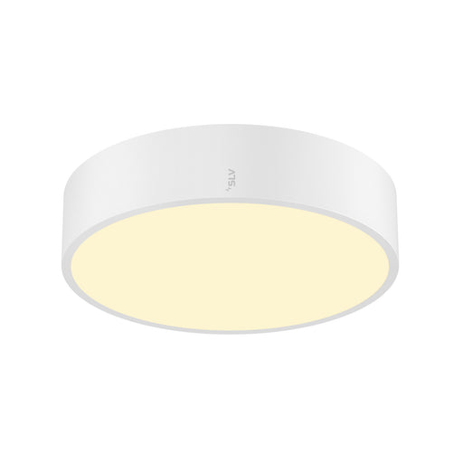 SLV MEDO® PRO 30, wall- and ceiling-mounted light, round, 3000/4000K, 10W, trailing-edge phase, 110°, white