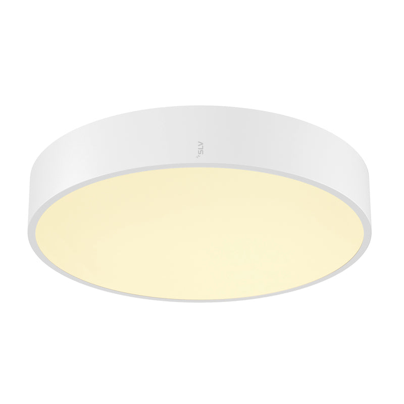 SLV MEDO® PRO 40, wall- and ceiling-mounted light, round, 3000/4000K, 19W, DALI, Touch, 80°, UGR<19, white