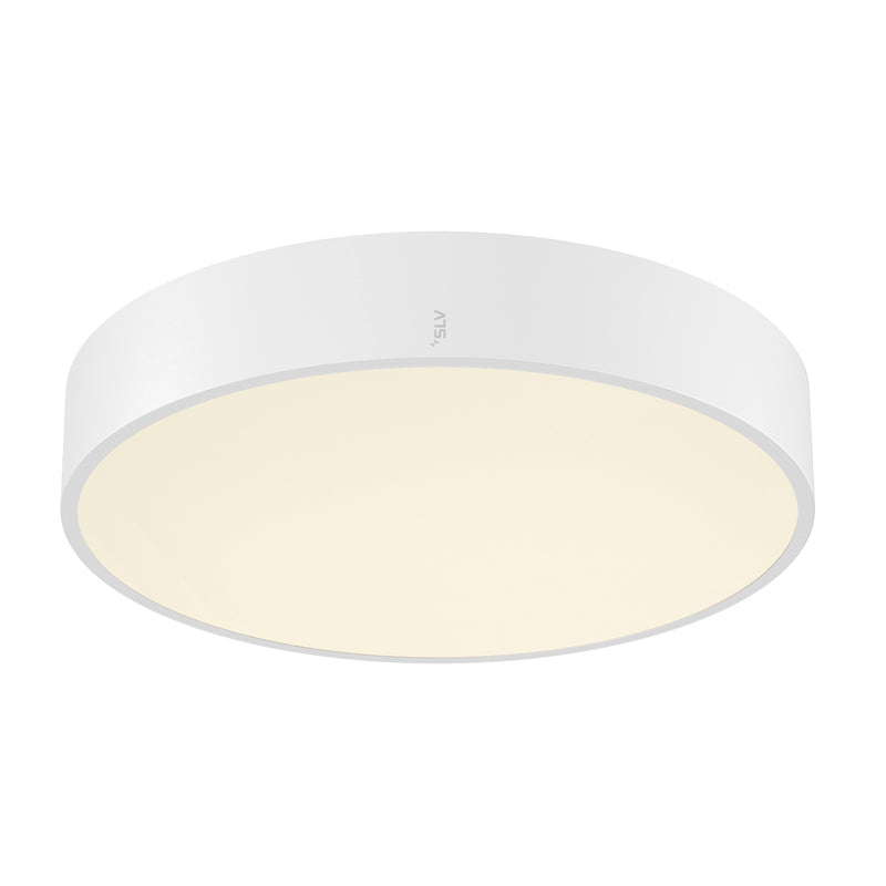 Back view product picture of SLV MEDO® PRO 40, wall- and ceiling-mounted light, round, 3000/4000K, 19W, DALI, Touch, 80°, UGR<19, white