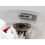 Front view product picture of SLV MEDO® PRO 40, wall- and ceiling-mounted light, round, 3000/4000K, 19W, DALI, Touch, 80°, UGR<19, white