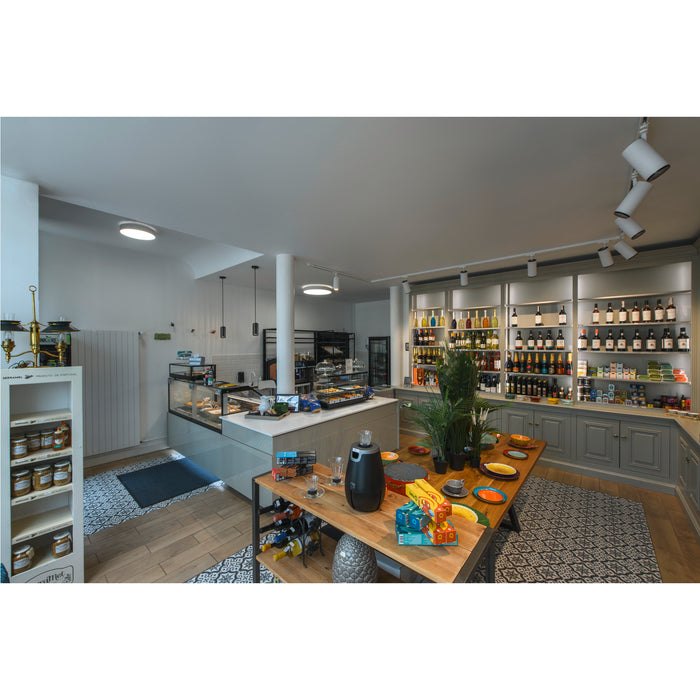 Ambient picture of SLV MEDO® PRO 40, wall- and ceiling-mounted light, round, 3000/4000K, 19W, DALI, Touch, 110°, white