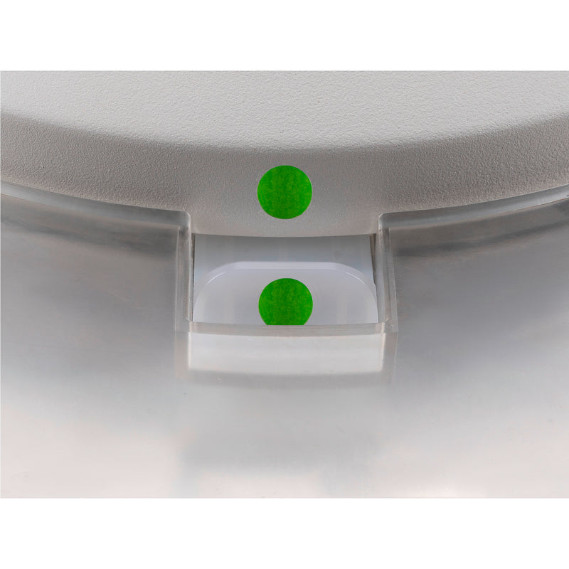 View from the left side product picture of SLV MEDO® PRO 40, wall- and ceiling-mounted light, round, 3000/4000K, 19W, DALI, Touch, 110°, white