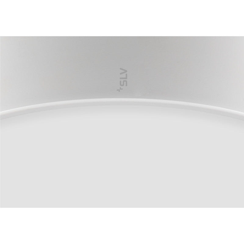 View from the right side product picture of SLV MEDO® PRO 40, wall- and ceiling-mounted light, round, 3000/4000K, 19W, DALI, Touch, 110°, white