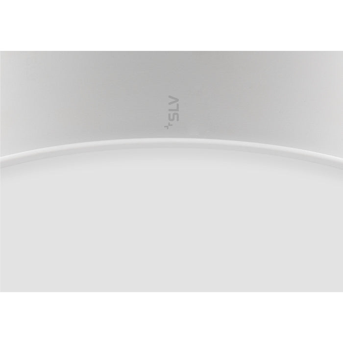 View from the right side product picture of SLV MEDO® PRO 40, wall- and ceiling-mounted light, round, 3000/4000K, 19W, DALI, Touch, 110°, white