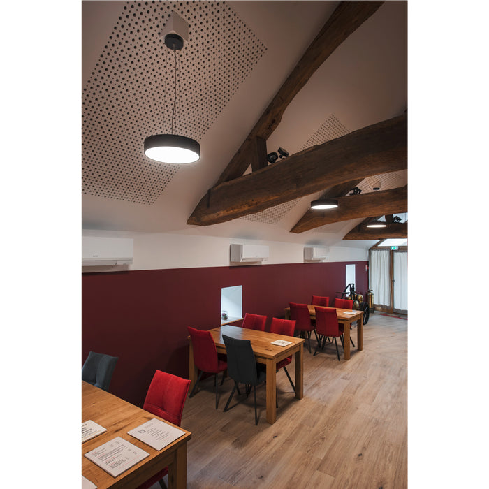 Ambient picture of SLV MEDO® PRO 40, wall- and ceiling-mounted light, round, 3000/4000K, 19W, trailing-edge phase, 80°, UGR<19, black