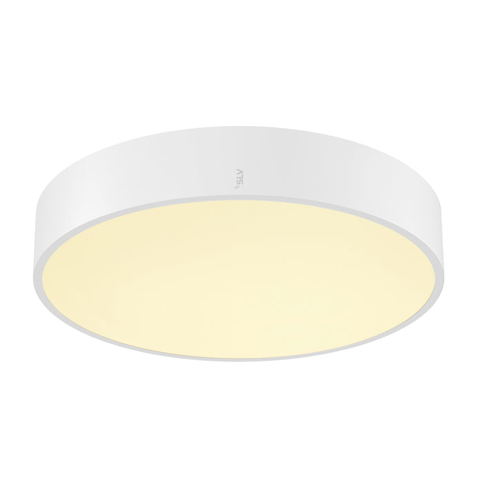 SLV MEDO® PRO 40, wall- and ceiling-mounted light, round, 3000/4000K, 19W, trailing-edge phase, 80°, UGR<19, white