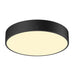 SLV MEDO® PRO 40, wall- and ceiling-mounted light, round, 3000/4000K, 19W, trailing-edge phase, 110°, black