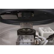 Top view product picture of SLV MEDO® PRO 40, wall- and ceiling-mounted light, round, 3000/4000K, 19W, trailing-edge phase, 110°, black