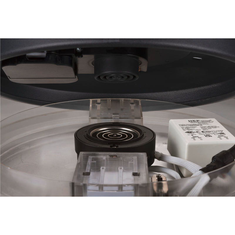 Top view product picture of SLV MEDO® PRO 40, wall- and ceiling-mounted light, round, 3000/4000K, 19W, trailing-edge phase, 110°, black