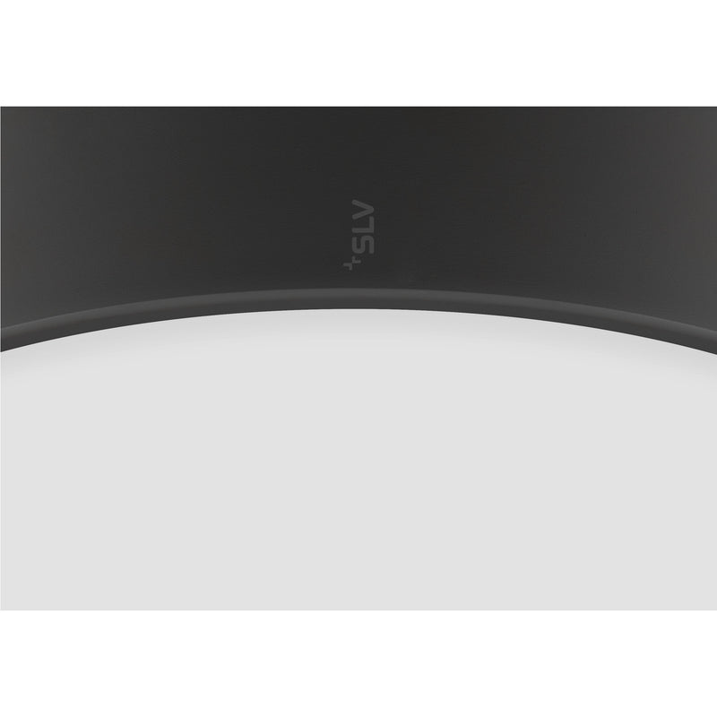 View from the right side product picture of SLV MEDO® PRO 40, wall- and ceiling-mounted light, round, 3000/4000K, 19W, trailing-edge phase, 110°, black
