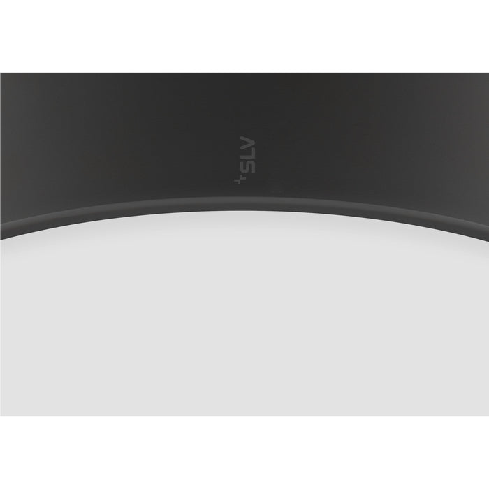 View from the right side product picture of SLV MEDO® PRO 40, wall- and ceiling-mounted light, round, 3000/4000K, 19W, trailing-edge phase, 110°, black