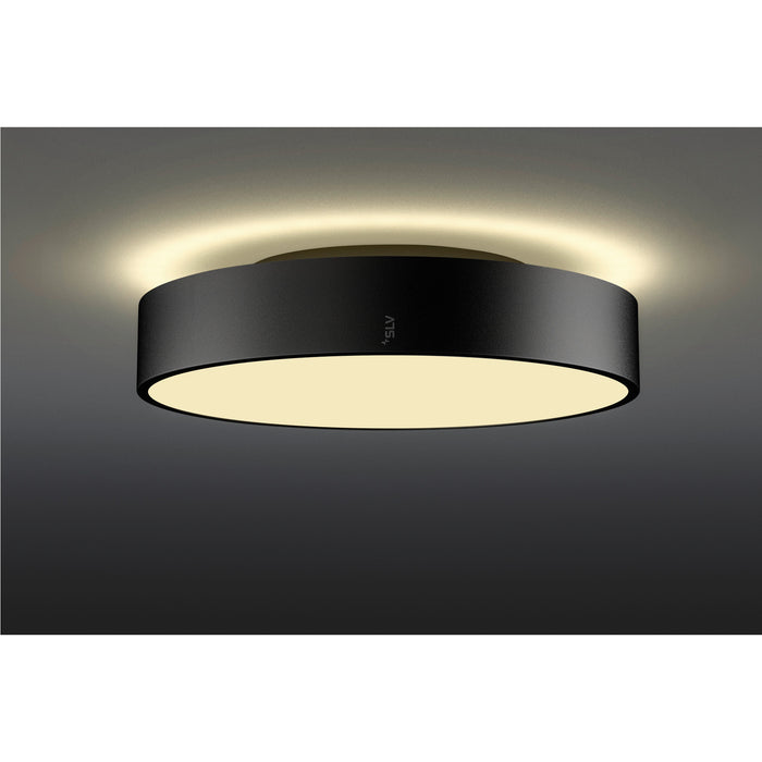 Ambient picture of SLV MEDO® PRO 40, wall- and ceiling-mounted light, round, 3000/4000K, 19W, trailing-edge phase, 110°, black