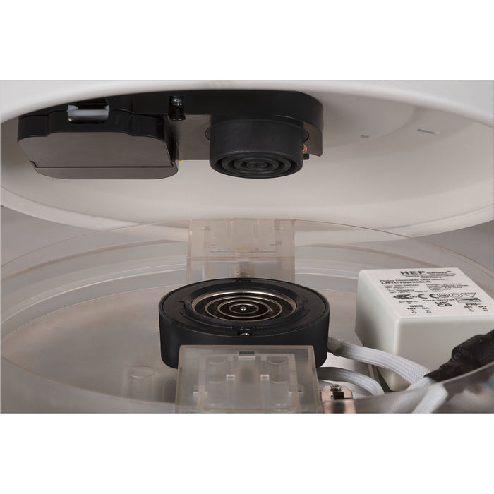 Top view product picture of SLV MEDO® PRO 40, wall- and ceiling-mounted light, round, 3000/4000K, 19W, trailing-edge phase, 110°, white