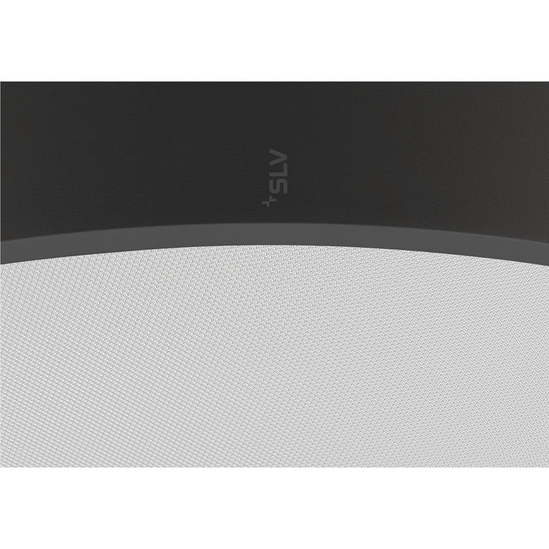 View from the right side product picture of SLV MEDO® PRO 60, wall- and ceiling-mounted light, round, 3000/4000K, 39W, DALI, Touch, 80°, UGR<19, black