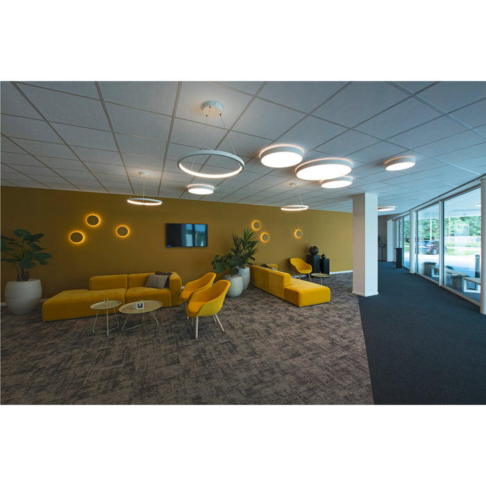 Similar figure of SLV MEDO® PRO 90, ceiling-mounted light, round, 3000/4000K, 75W, DALI, Touch, 80°, UGR<19, white