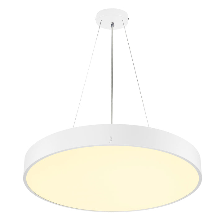 Detailed view product picture of SLV MEDO® PRO 60, wall- and ceiling-mounted light, round, 3000/4000K, 39W, DALI, Touch, 80°, UGR<19, white