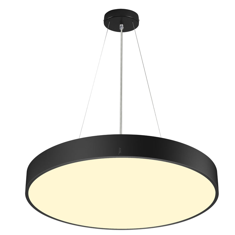 Detailed view product picture of SLV MEDO® PRO 60, wall- and ceiling-mounted light, round, 3000/4000K, 39W, DALI, Touch, 110°, black