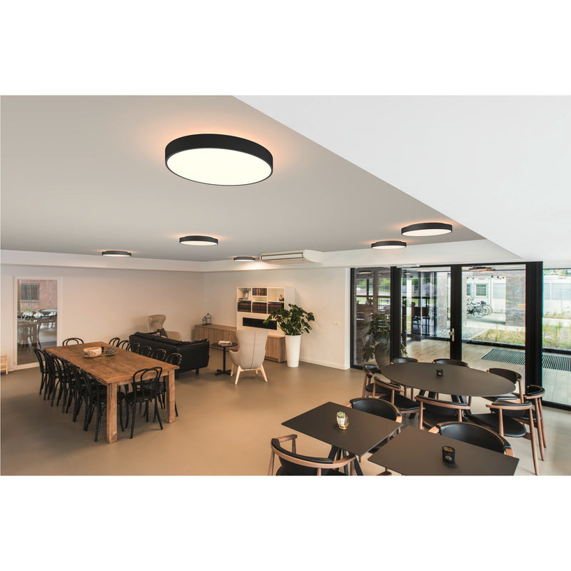 Ambient picture of SLV MEDO® PRO 60, wall- and ceiling-mounted light, round, 3000/4000K, 39W, DALI, Touch, 110°, black