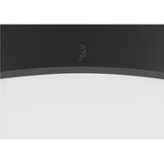 View from the right side product picture of SLV MEDO® PRO 60, wall- and ceiling-mounted light, round, 3000/4000K, 39W, DALI, Touch, 110°, black