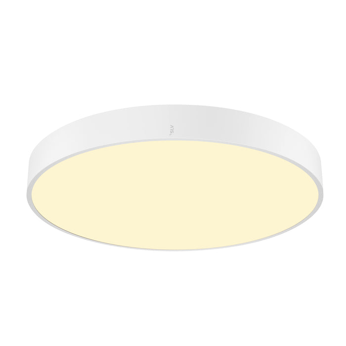 SLV MEDO® PRO 60, wall- and ceiling-mounted light, round, 3000/4000K, 39W, DALI, Touch, 110°, white