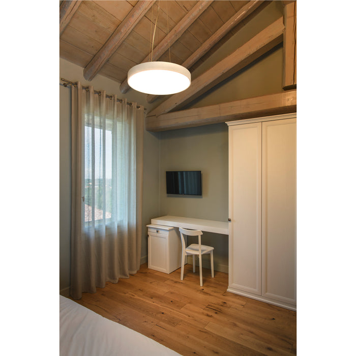 Ambient picture of SLV MEDO® PRO 60, wall- and ceiling-mounted light, round, 3000/4000K, 39W, DALI, Touch, 110°, white