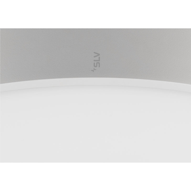 View from the right side product picture of SLV MEDO® PRO 60, wall- and ceiling-mounted light, round, 3000/4000K, 39W, DALI, Touch, 110°, white