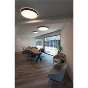 Similar figure of SLV MEDO® PRO 90, ceiling-mounted light, round, 3000/4000K, 74W, trailing-edge phase, 80°, UGR<19, black