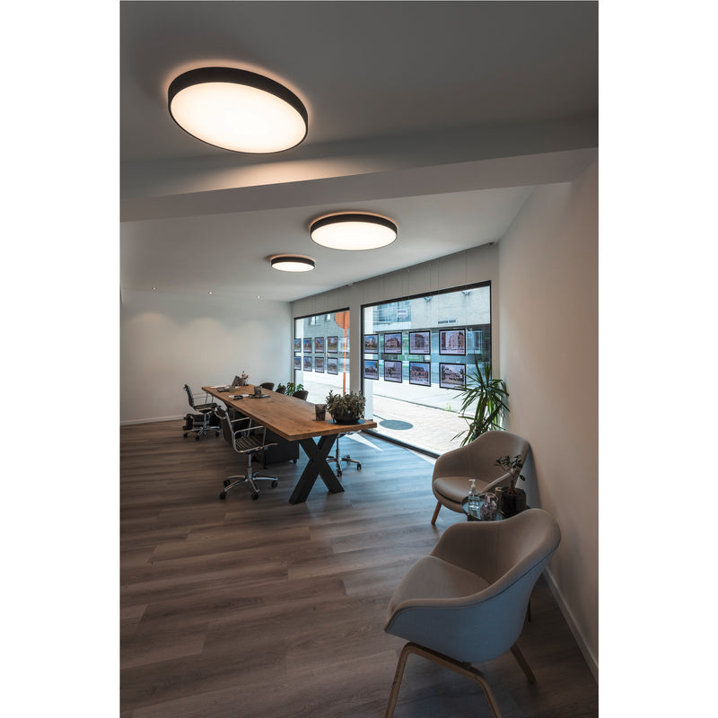 Similar figure of SLV MEDO® PRO 90, ceiling-mounted light, round, 3000/4000K, 74W, trailing-edge phase, 80°, UGR<19, black