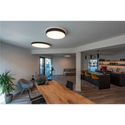 Ambient picture of SLV MEDO® PRO 90, ceiling-mounted light, round, 3000/4000K, 74W, trailing-edge phase, 80°, UGR<19, black