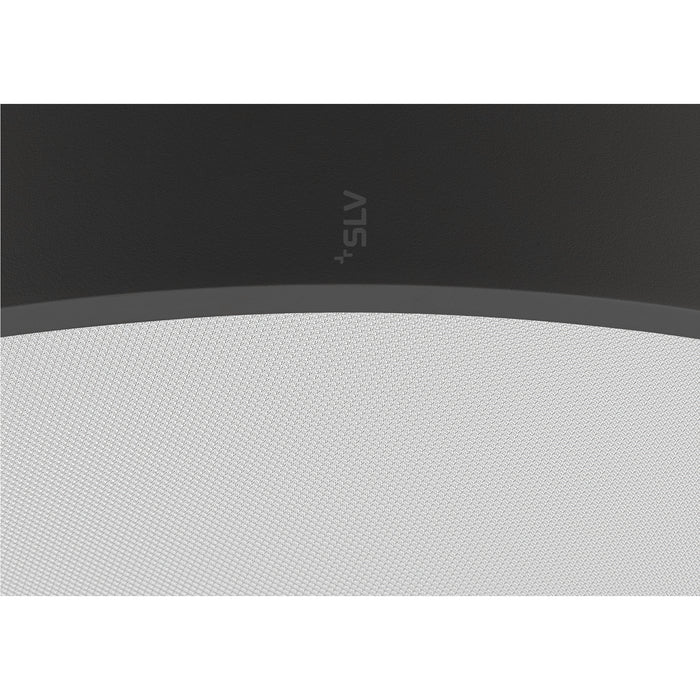 View from the right side product picture of SLV MEDO® PRO 60, wall- and ceiling-mounted light, round, 3000/4000K, 37W, trailing-edge phase, 80°, UGR<19, black