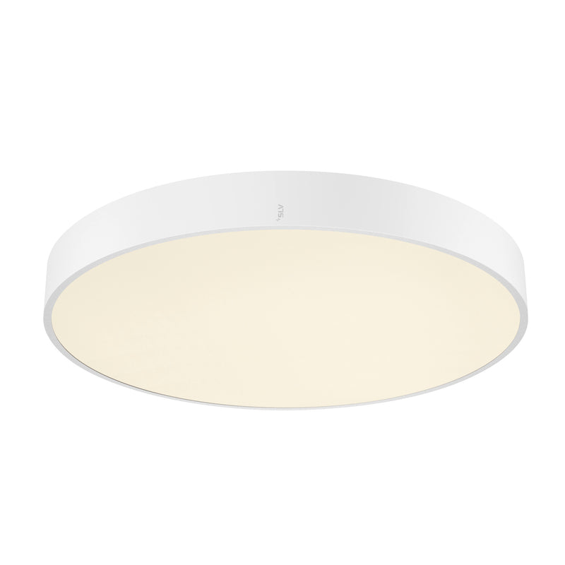 Bottom view product picture of SLV MEDO® PRO 60, wall- and ceiling-mounted light, round, 3000/4000K, 37W, trailing-edge phase, 80°, UGR<19, white