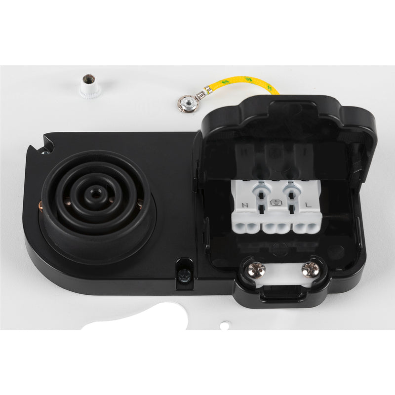 Sloping product picture of SLV MEDO® PRO 60, wall- and ceiling-mounted light, round, 3000/4000K, 37W, trailing-edge phase, 80°, UGR<19, white