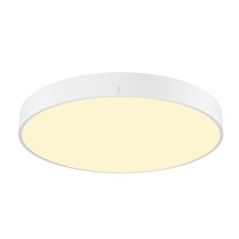 SLV MEDO® PRO 60, wall- and ceiling-mounted light, round, 3000/4000K, 37W, trailing-edge phase, 110°, white