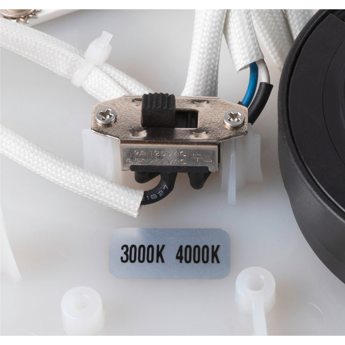 Front view product picture of SLV MEDO® PRO 90, ceiling-mounted light, round, 3000/4000K, 75W, DALI, Touch, 80°, UGR<19, black